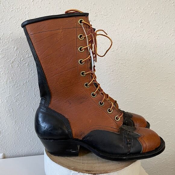 Eagle Flex Prime Roper Boots Size 11/12 EUC - Picture 1 of 7